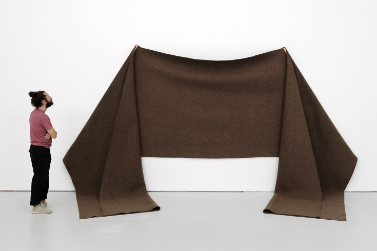 Robert Morris, "Untitled (Felt Piece)", 1974