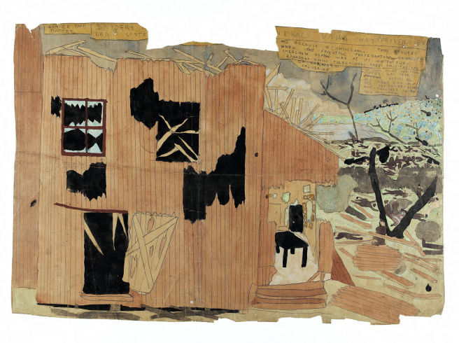 Henry Darger, "After the battle", 1915-1930