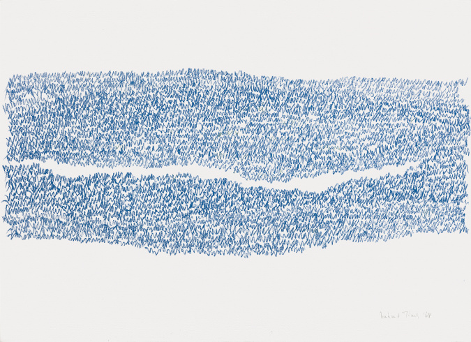  Irma Blank, "Eigenschriften", 1968