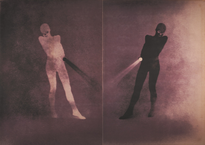 John Hilliard, "I See a Black Light", 1987