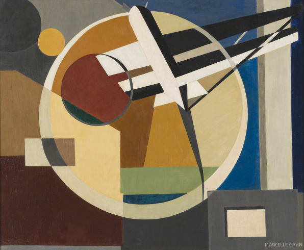 Marcelle Cahn, "Avion-Forme aviatique" [Aviatic Plane-Form], 1930