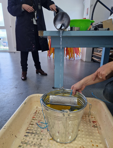 Atelier "Musique au goutte à goutte", testé par l'équipe de médiation culturelle au MAMC+
