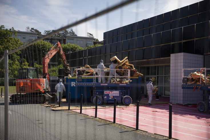 Juillet 2023 : évacuation des déchets