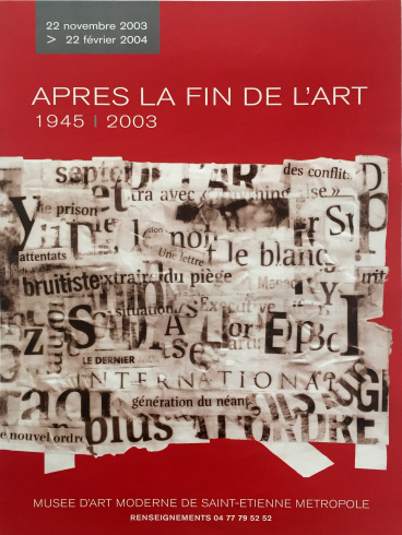 Après la fin de l'art, mars 2003