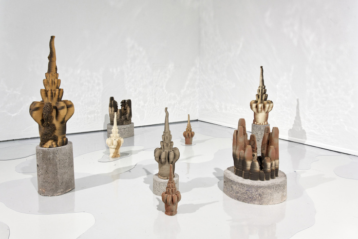 Josèfa Ntjam, "Dattermitière #1, #2, #3, #4, #5 et #6", 2022