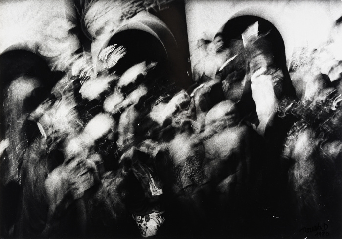Tania Mouraud, "Le palace" de la série : "Mouvements/corps", 1980