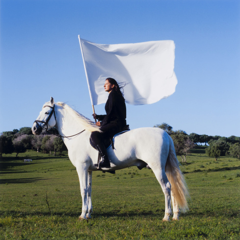 Marina Abramovic, "The Hero", 2001