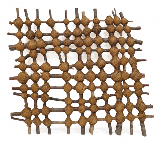 Jackie Winsor, "Bound Grid" [Grille de délimitation], 1971-1972