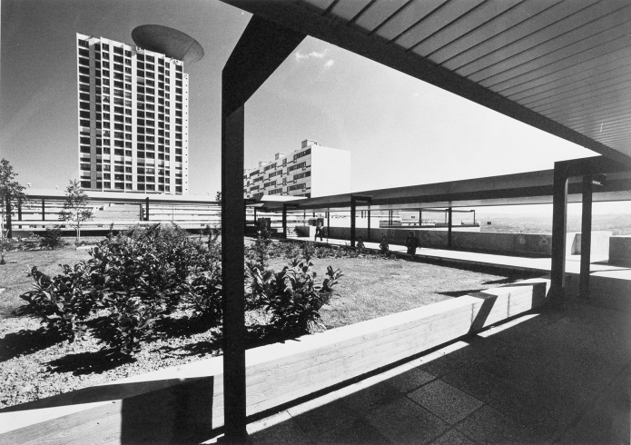 Louis Caterin, "L'esplanade de Montreynaud", 1970