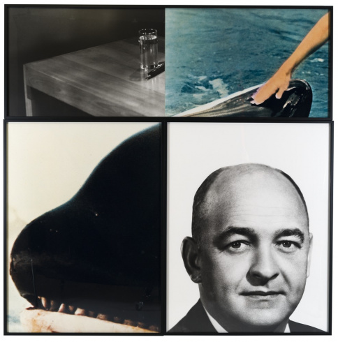 Killer Whale Man Water Glass on Table