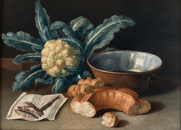 Domenico Paladino, "Nature morte", vers 1755, nature morte, huile sur toile, 63,5 x 90 cm