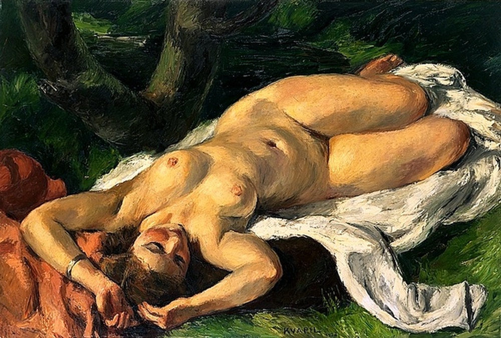 Femme nue couchée