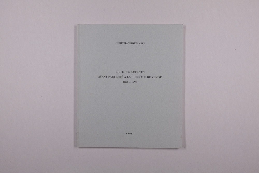 Liste des artistes ayant participé à la Biennale de Venise, 1895-1995