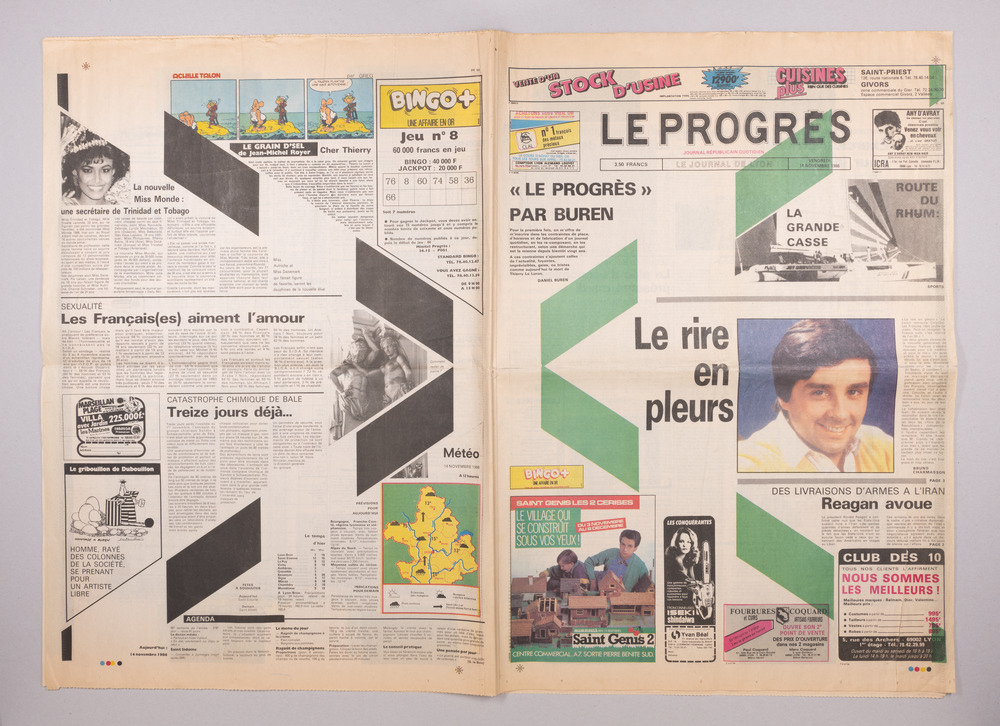 "Le Progrès" par Buren