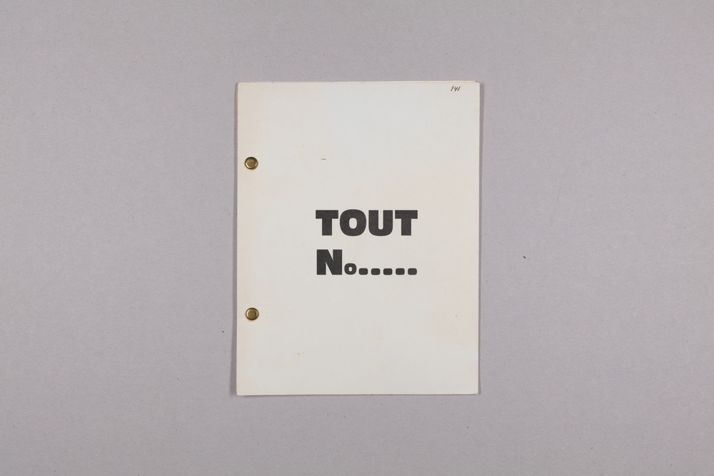 Tout [n ̊ 15]