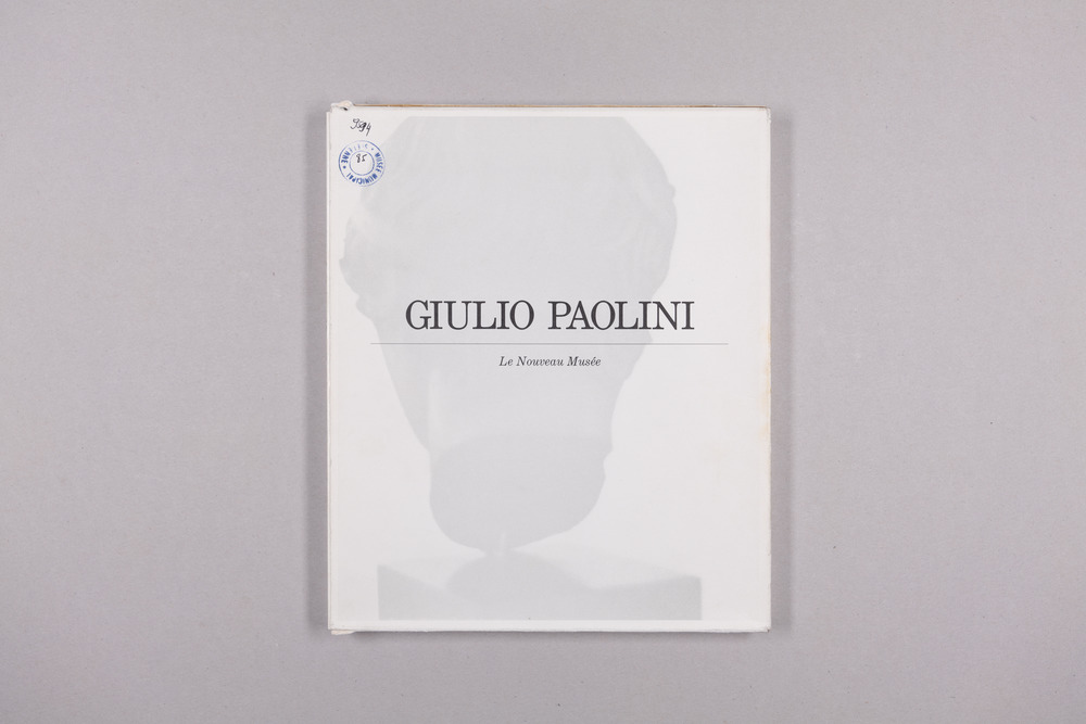 Giulio Paolini, Le Nouveau Musée