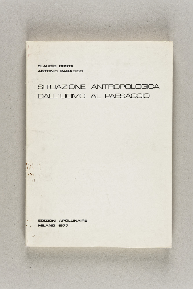 Situazione antropologia dall' uomo al paesaggio