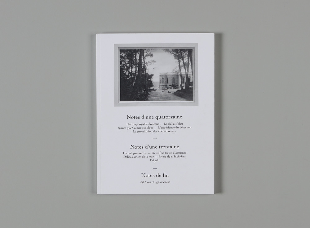 Notes d’une quatorzaine, Notes d’une trentaine, Notes de fin
