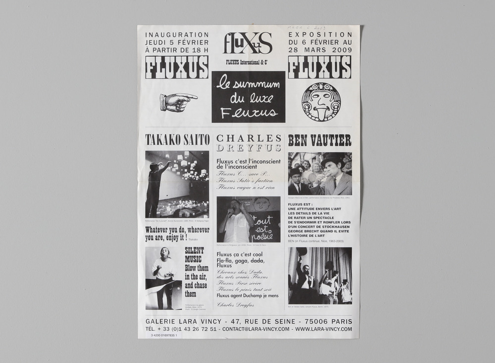 Le summum du luxe Fluxus