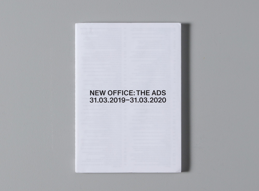 New office : the ads : 31.03.2019-31.03.2020