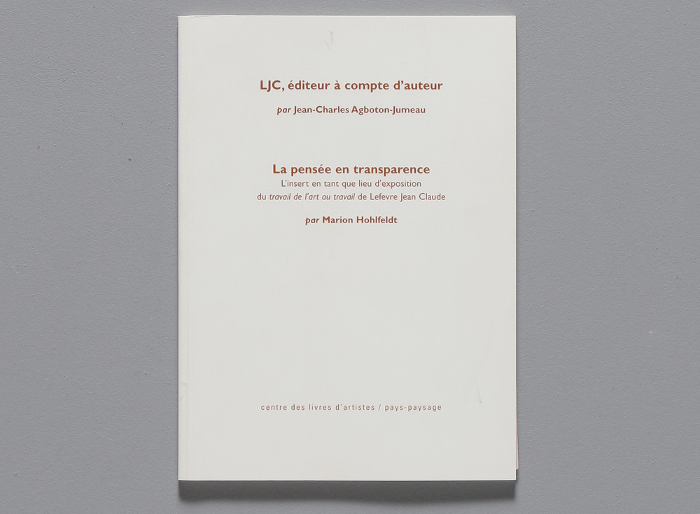 LJC, éditeur à compte d'auteur par Jean-Charles Agboton-Jumeau