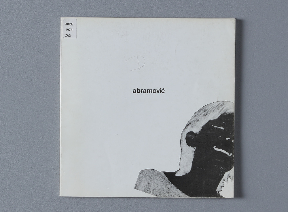 Marina Abramovic, Galerija suvremene umjetnosti, Zagreb, 14.10 - 22.10.1974