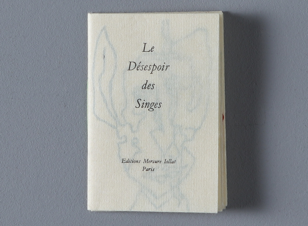 Le désespoir des singes