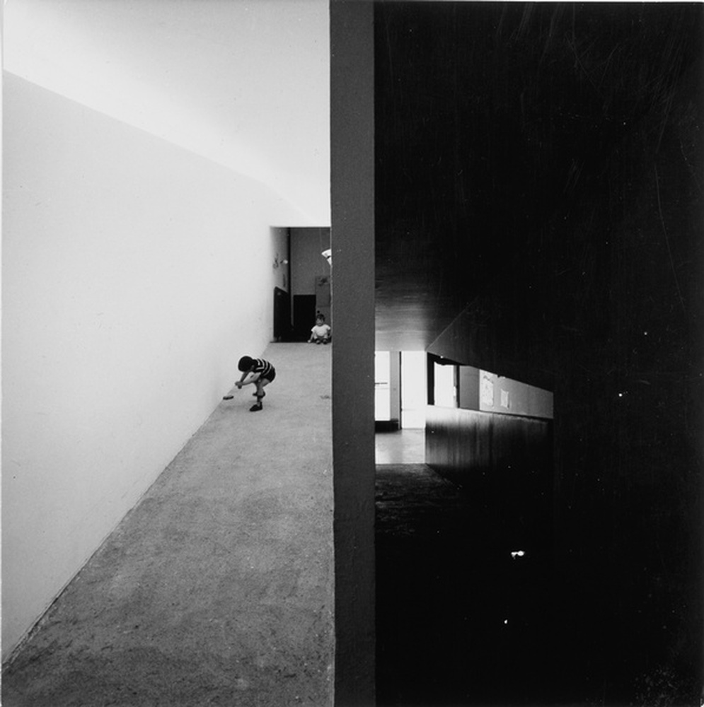 Coursives de l'école de l'unité d'habitation de Le Corbusier à Firminy