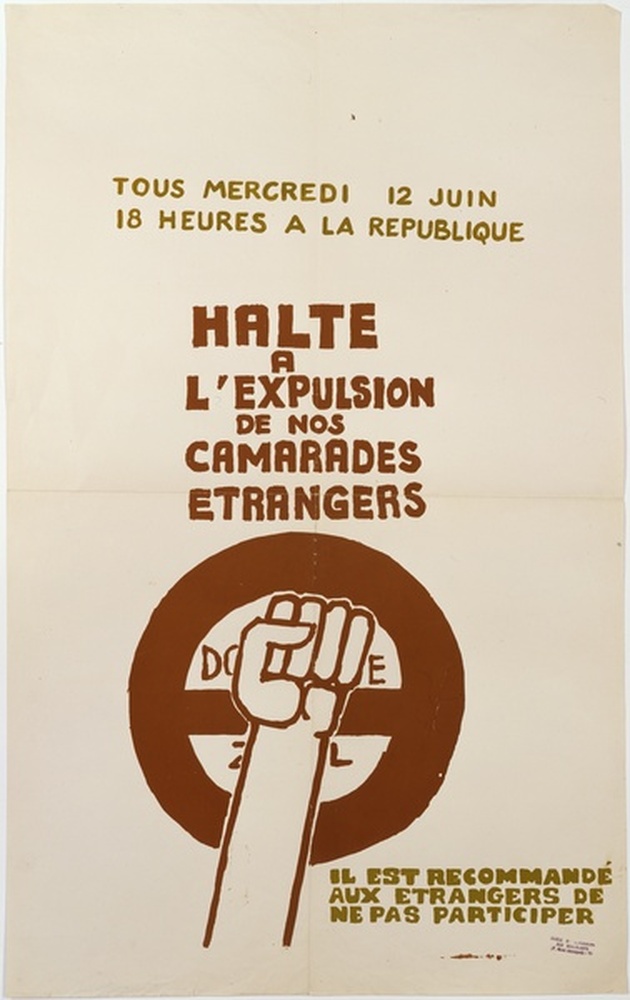 Halte a l'expulsion de nos camarades étrangers