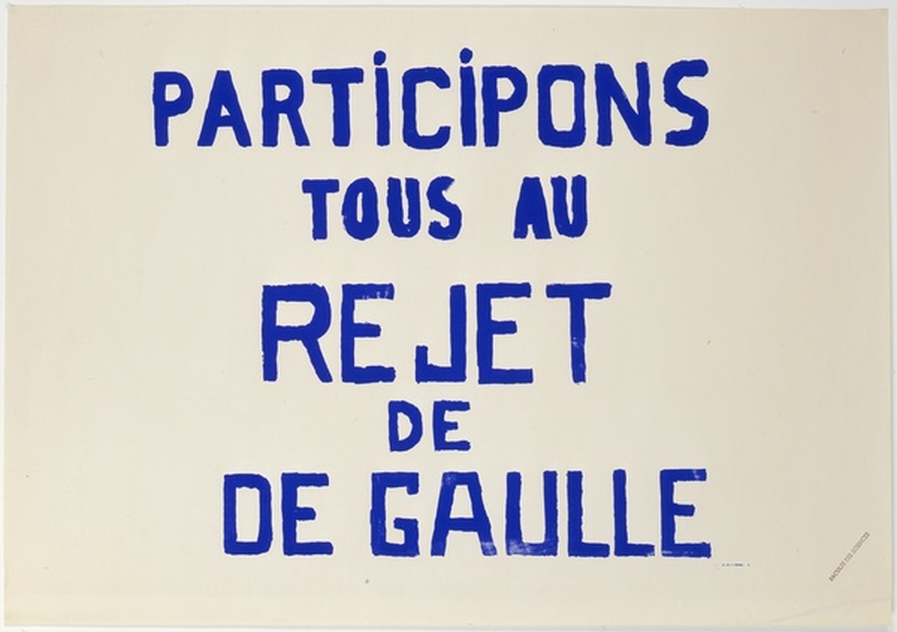 Participons tous au rejet de De Gaulle