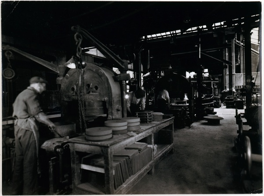 Atelier de moulage de meules CETA