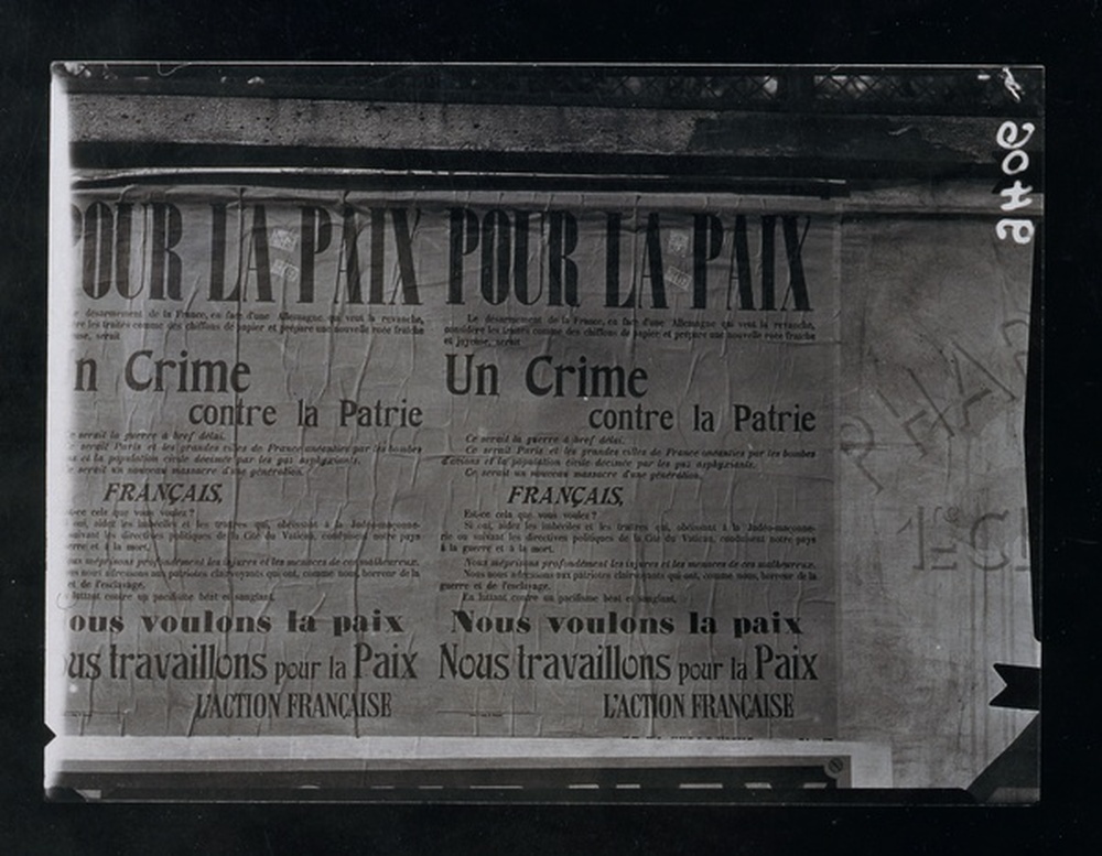 Affiche politique, pour la paix