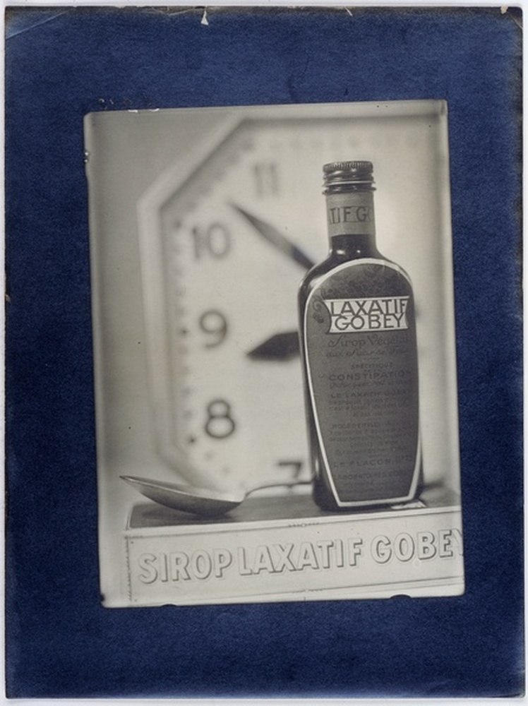 Affiche publicitaire sirop laxatif Gobey