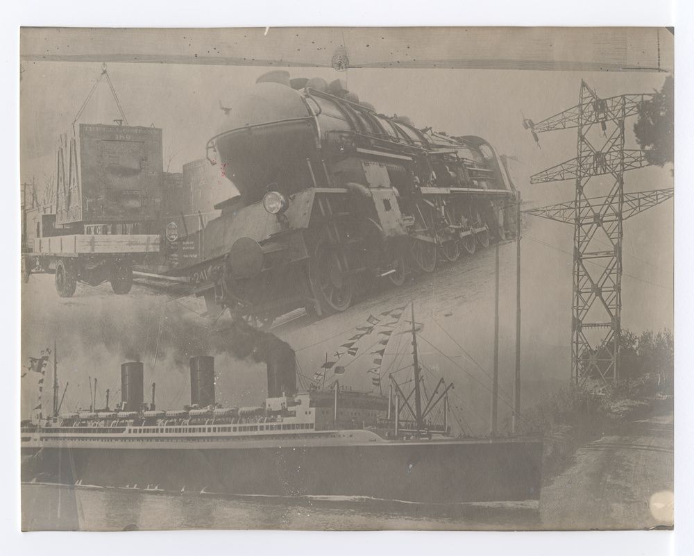 Consommez davantage d'acier,  montage publicitaire pour une affiche