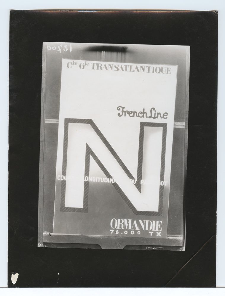 Cie Gle Transatlantique French line Normandie