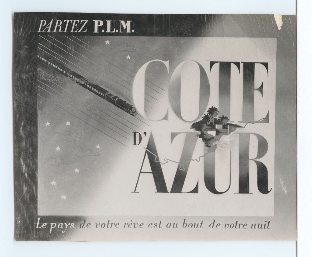 Paris-Lyon-Méditerranée, Partez PLM Cote d'azur Le pays de votre rêve est au bout de votre nuit
