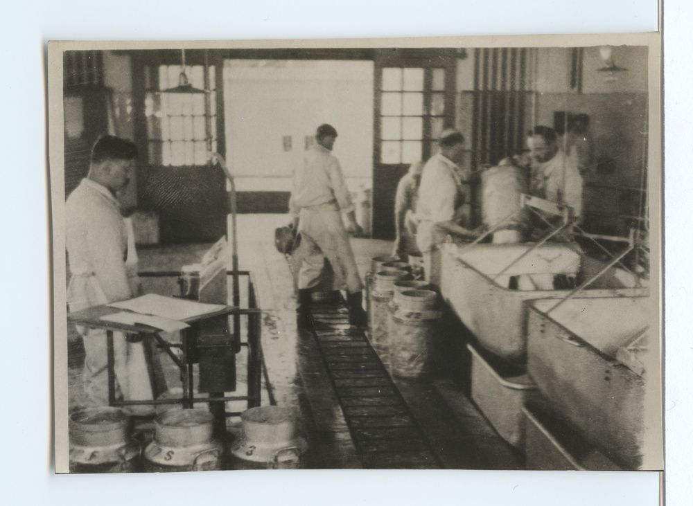 Usine, intérieur, ouvriers