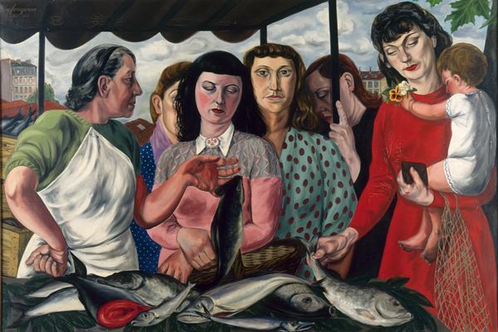 Les Parisiennes au marché