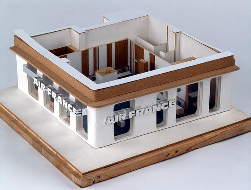 Maquette de détail Agence Air France de Cannes