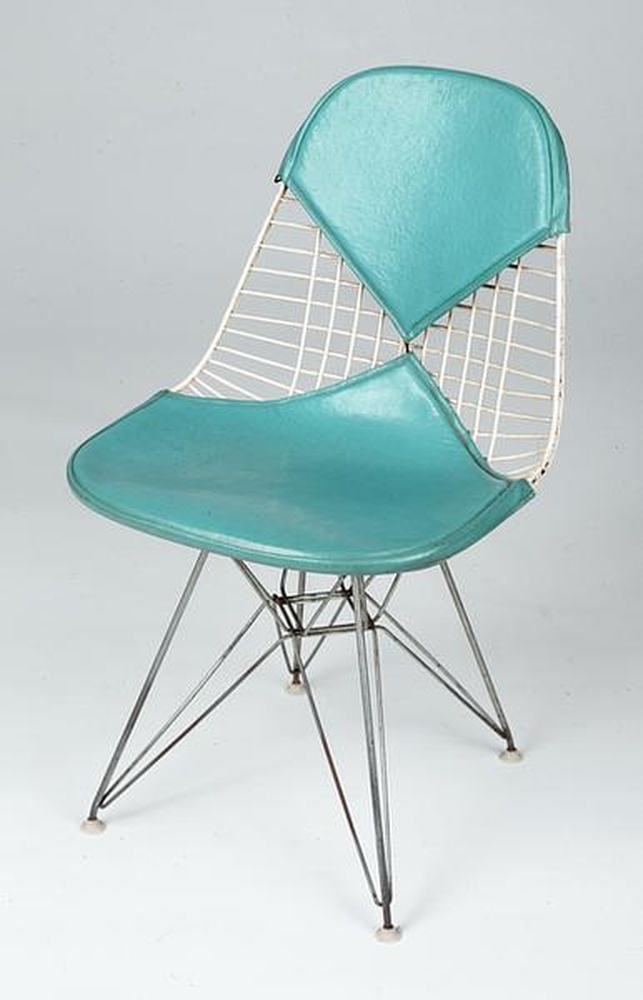 Chaise DKR-2 Wire Chair (Dining Height K-Wire Shell R-Wire Base)