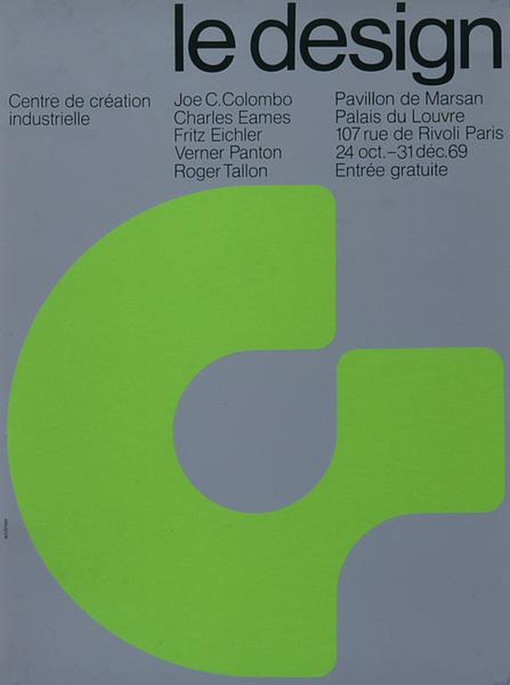 Affiche Le design