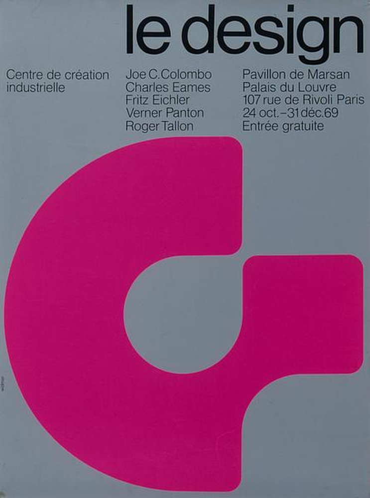 Affiche Le design