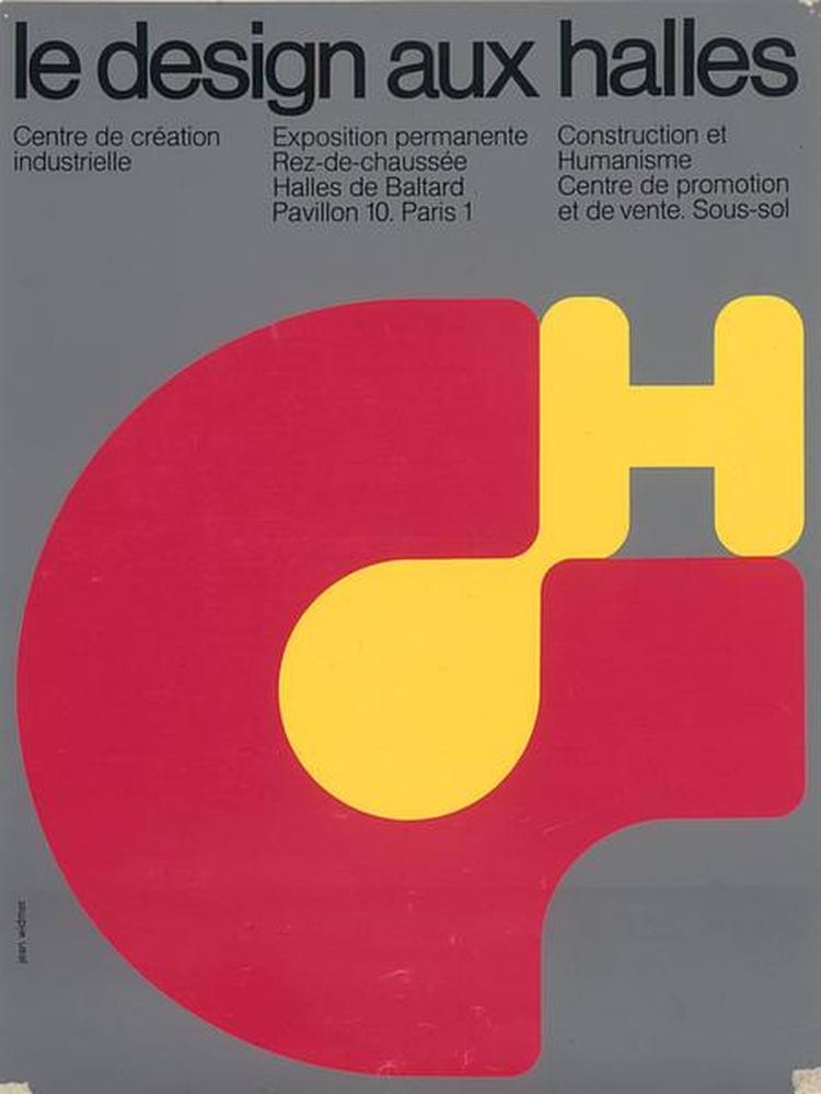 Affiche Le design aux halles