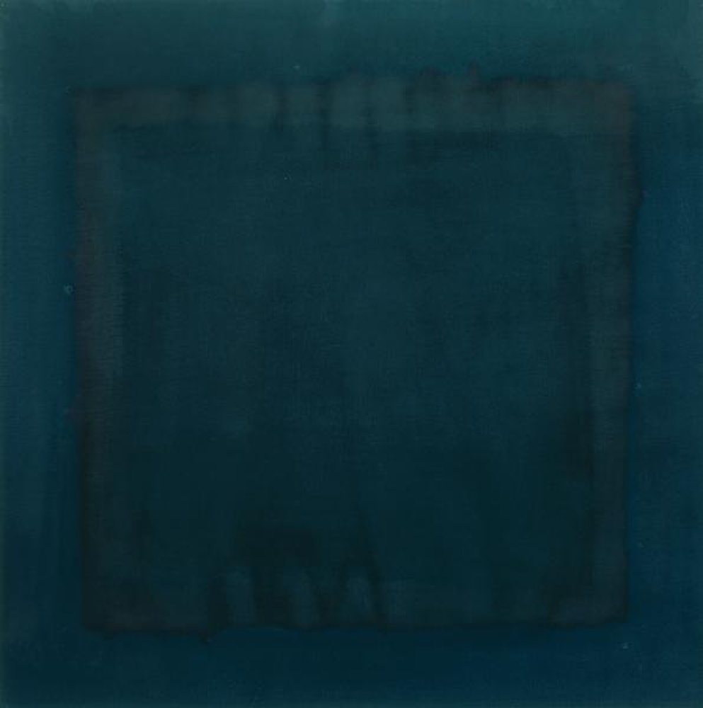 Carré marron/bleu
