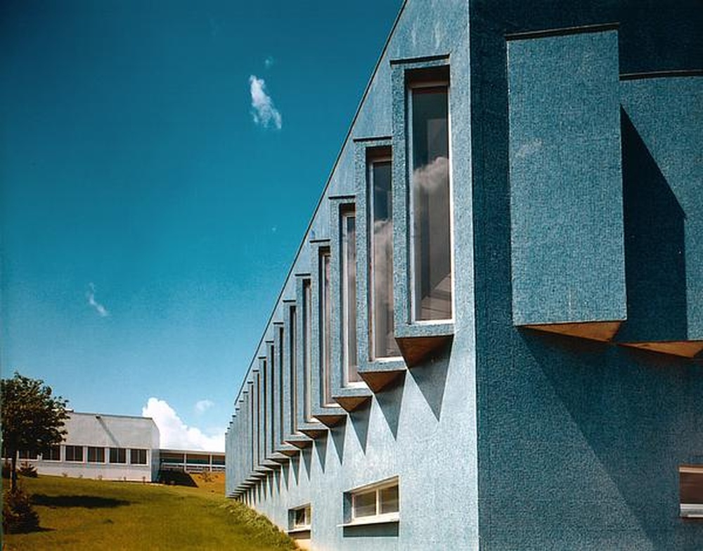 Saint-Etienne : Métare, collège universitaire, façade (Alfred Ferraz, Lucien Seignol)