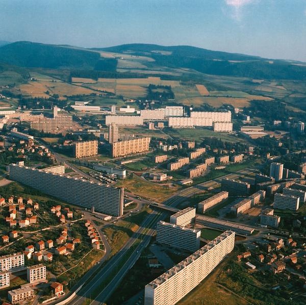 Saint-Etienne : La Métare, vue aérienne