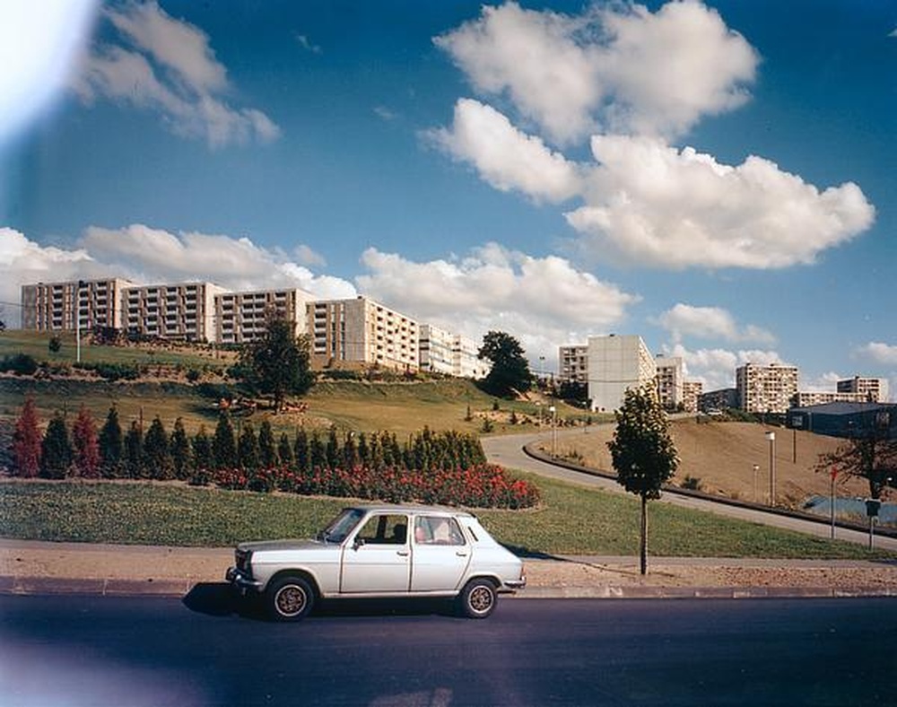 Saint-Etienne : Montreynaud, espaces verts et immeubles