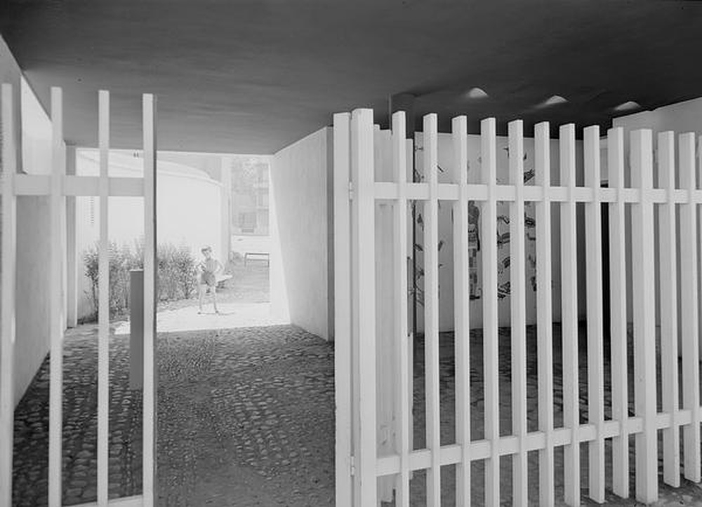 Firminy : école maternelle du Parc, entrée