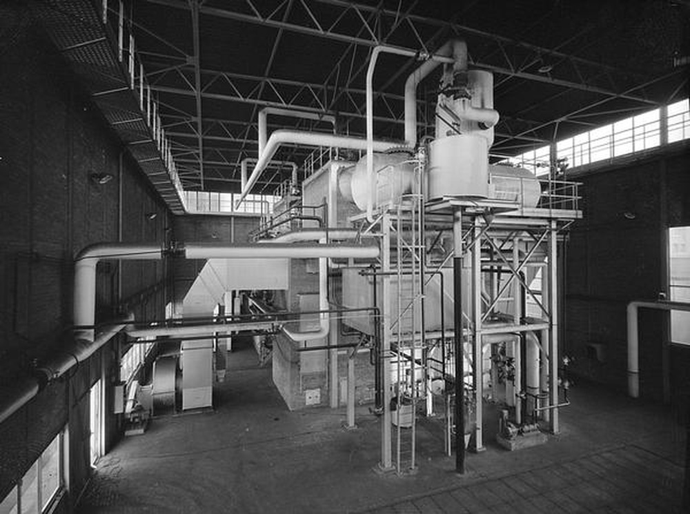 Firminy : chaufferie urbaine (Jean Kling), vue intérieure