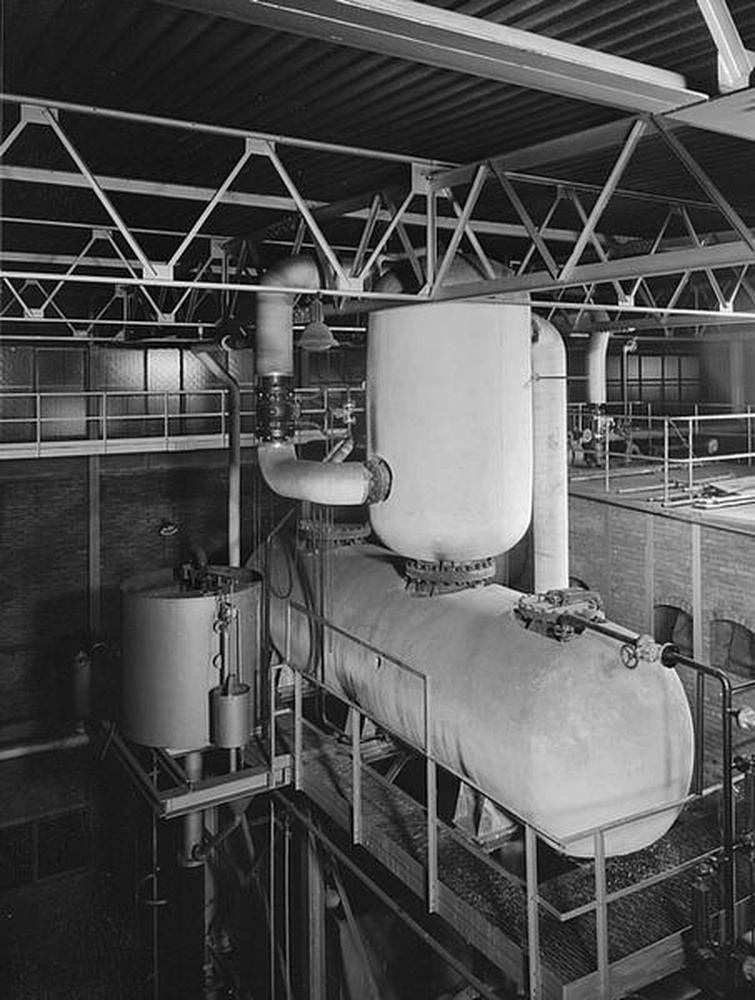 Firminy : chaufferie urbaine (Jean Kling), vue intérieure